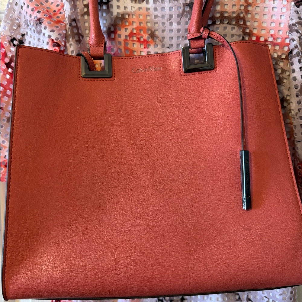 Calvin Klein Coral Shoulder Bag